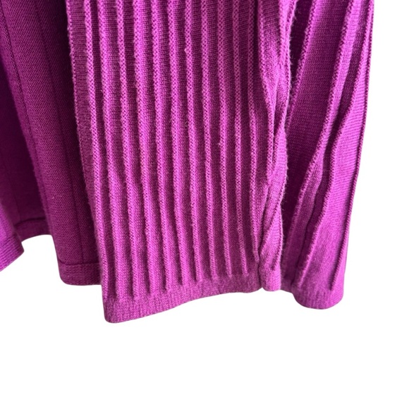 Charter Club Open Front Sweater Cardigan Size 1X Ribbed Office Casual Stretch - Picture 10 of 16